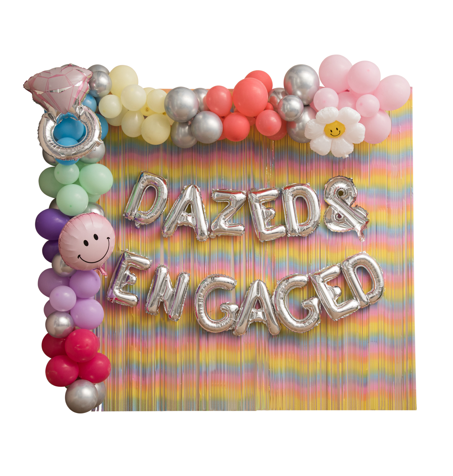 Dazed and Engaged Bachelorette Decorations I Groovy Bachelorette Party Decorations for Retro Bachelorette I Includes Dazed and Engaged Balloons
