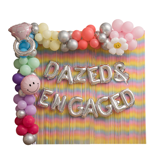 Dazed and Engaged Bachelorette Decorations I Groovy Bachelorette Party Decorations for Retro Bachelorette I Includes Dazed and Engaged Balloons
