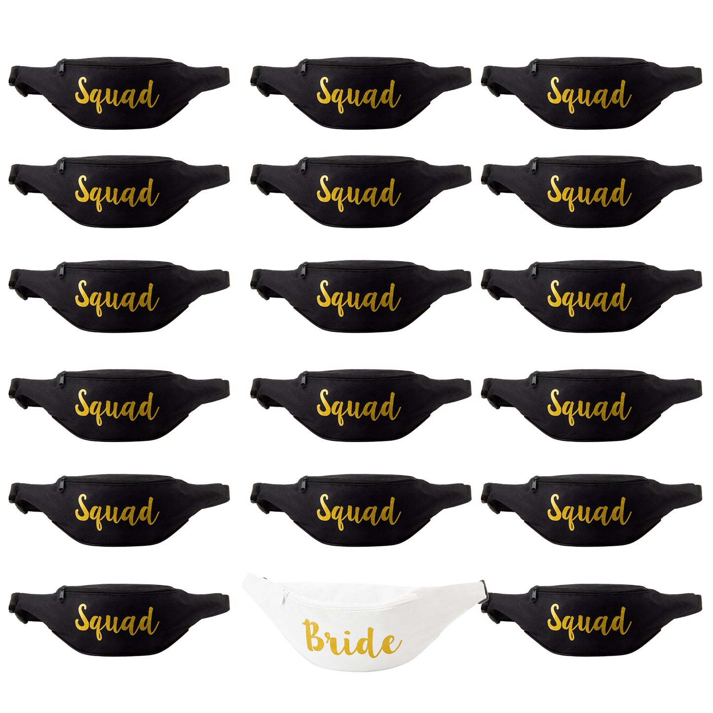 Bachelorette Fanny Packs | Bride Fanny Pack | Squad Fanny Packs Cursive
