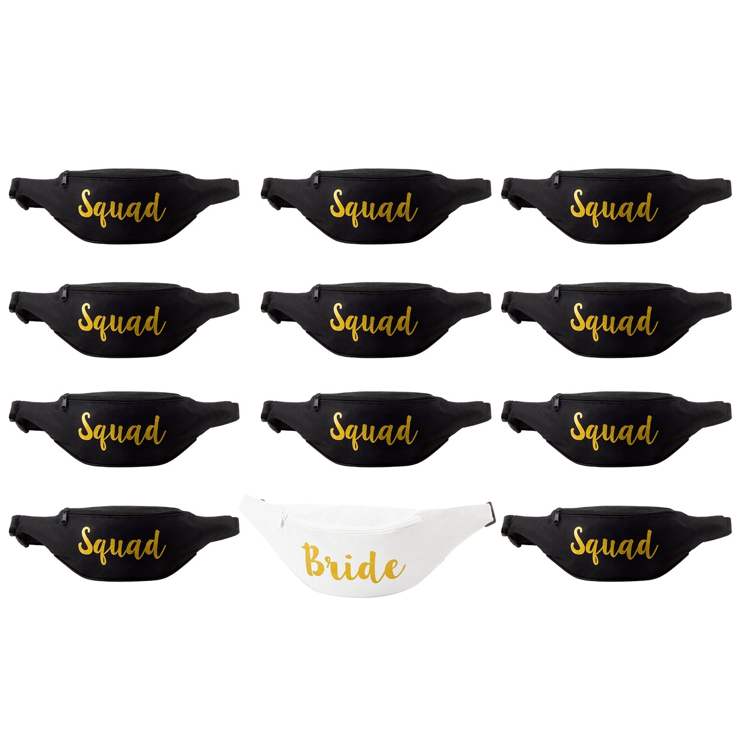 Bachelorette Fanny Packs | Bride Fanny Pack | Squad Fanny Packs Cursive