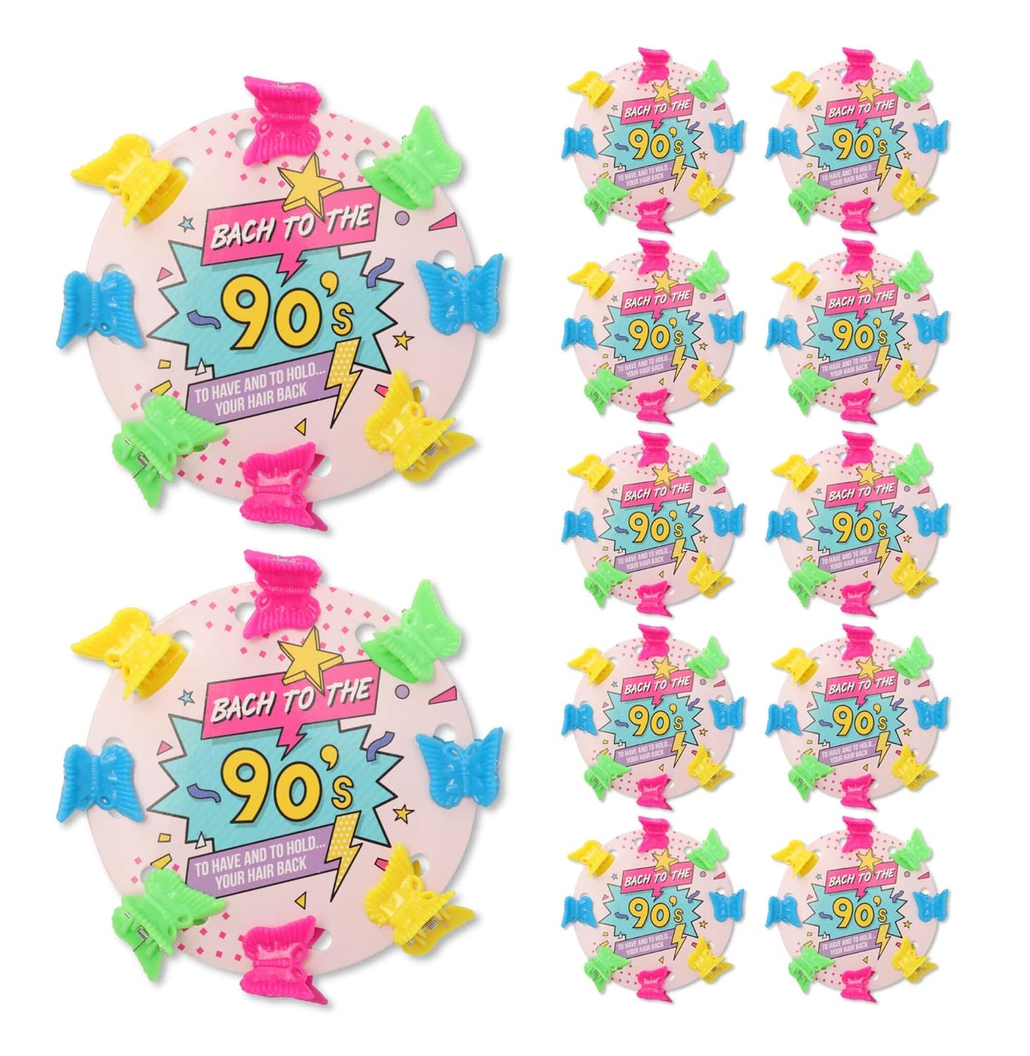 Bach to The 90s Bridesmaid Hair Clips
