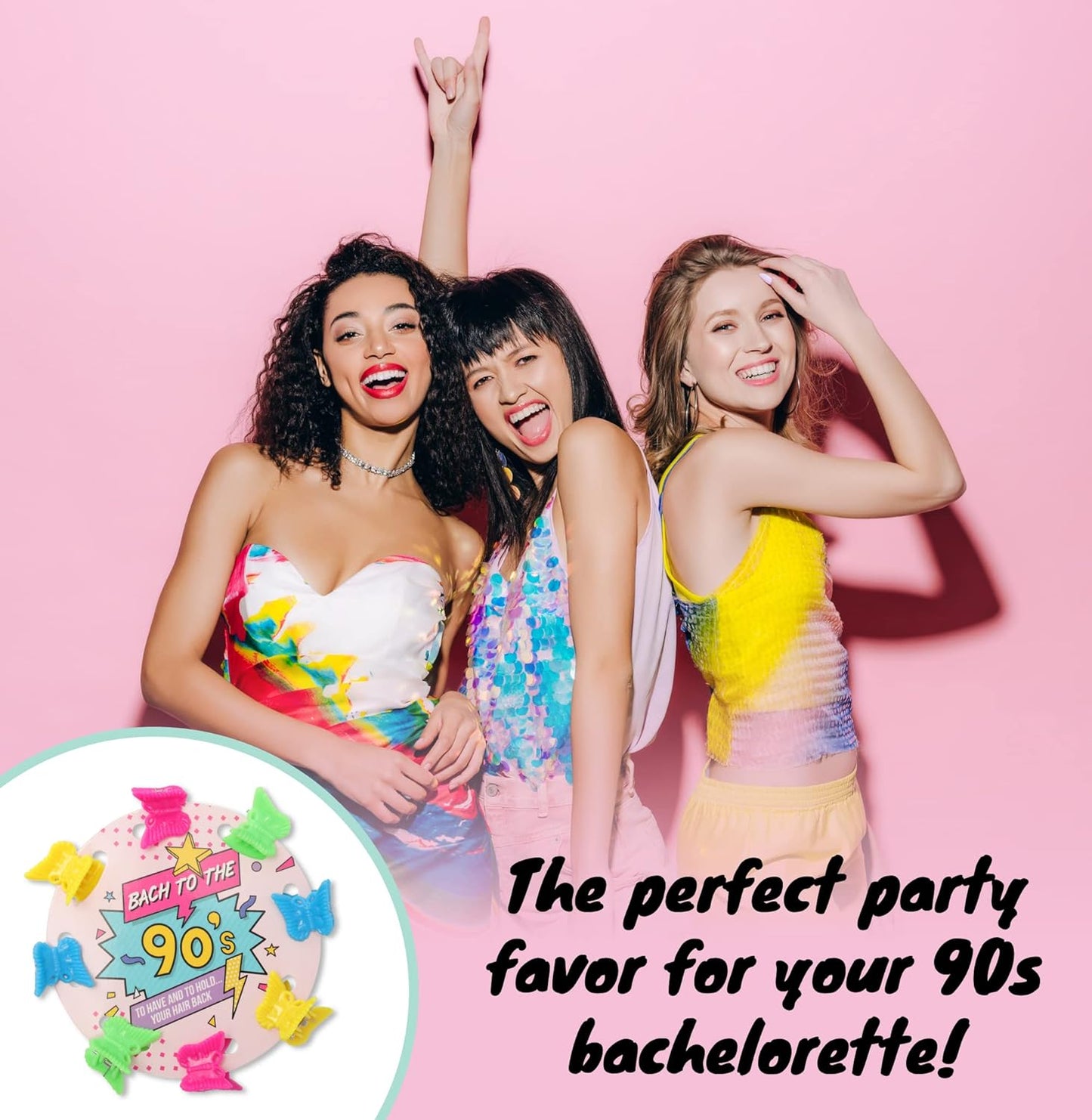 Bach to The 90s Bridesmaid Hair Clips