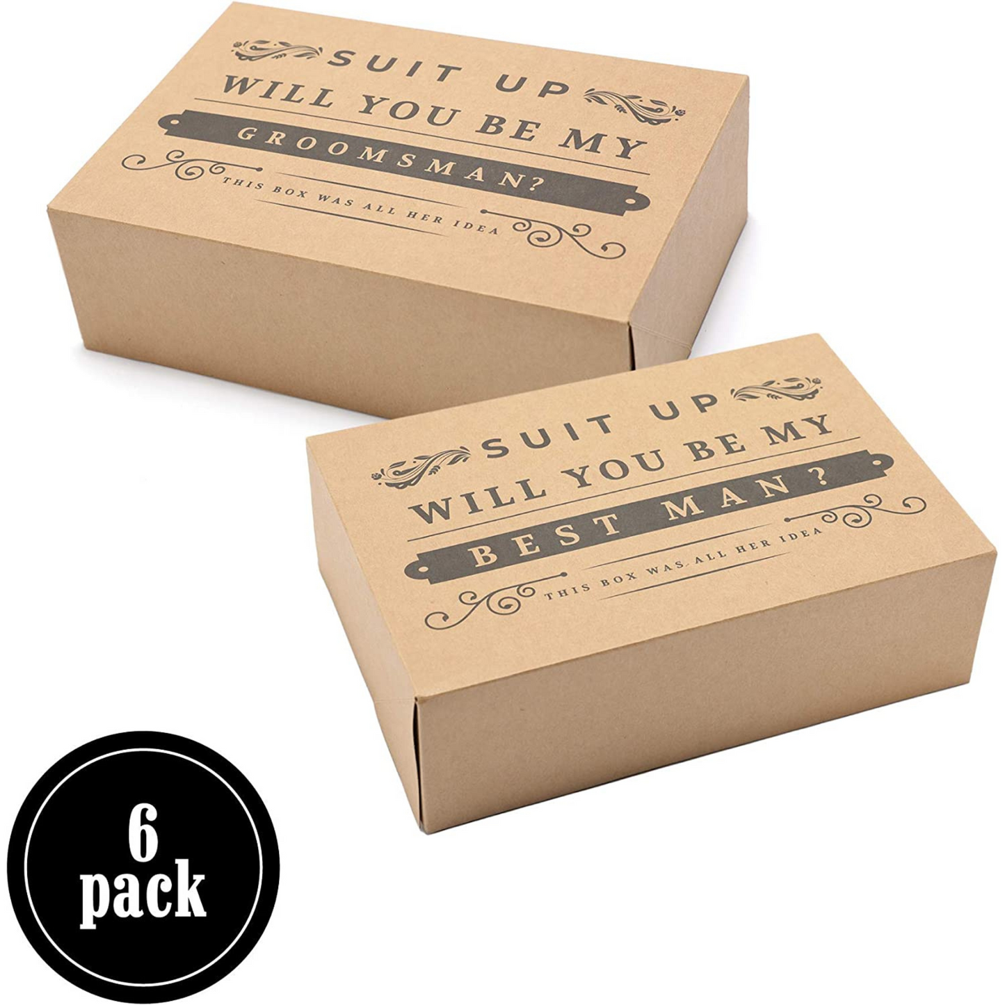 Kraft Groomsman Box Set