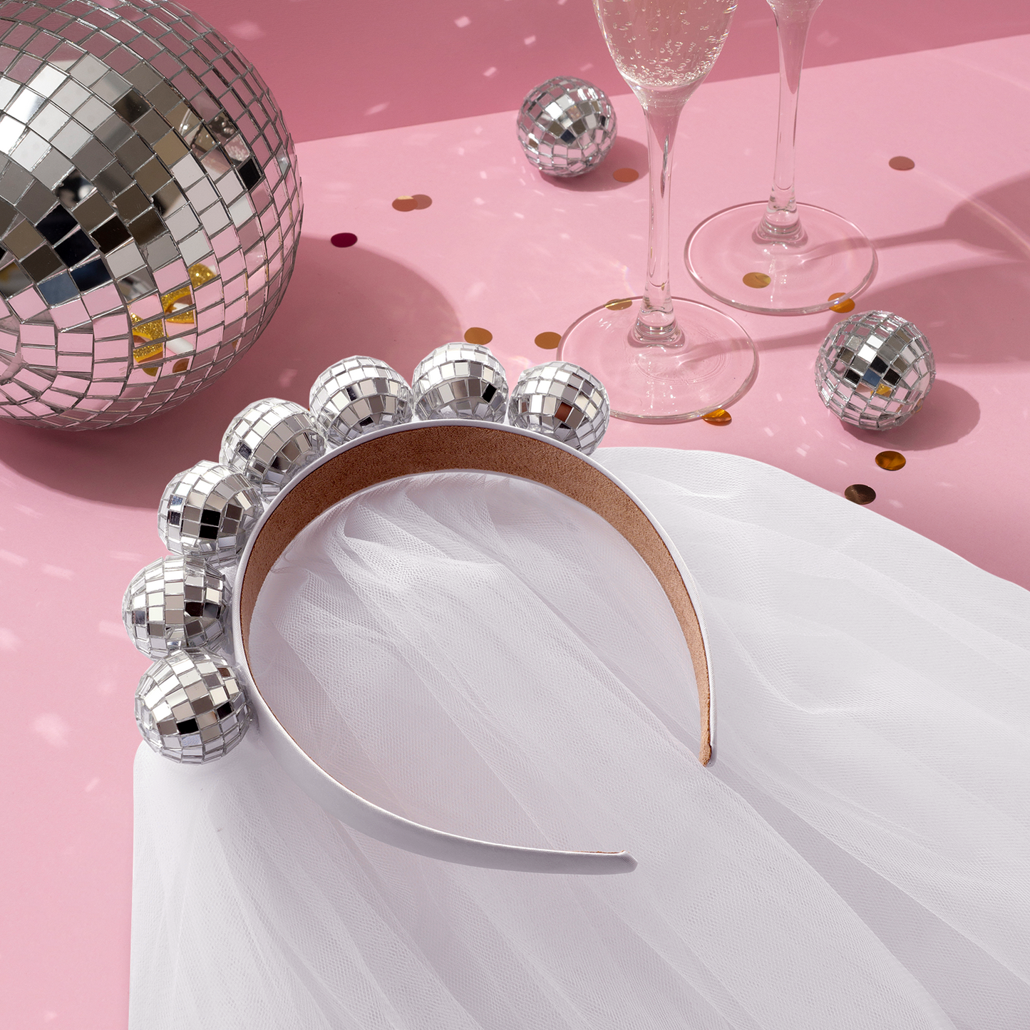 Last Disco Bride Accessories for Bachelorette Party Set