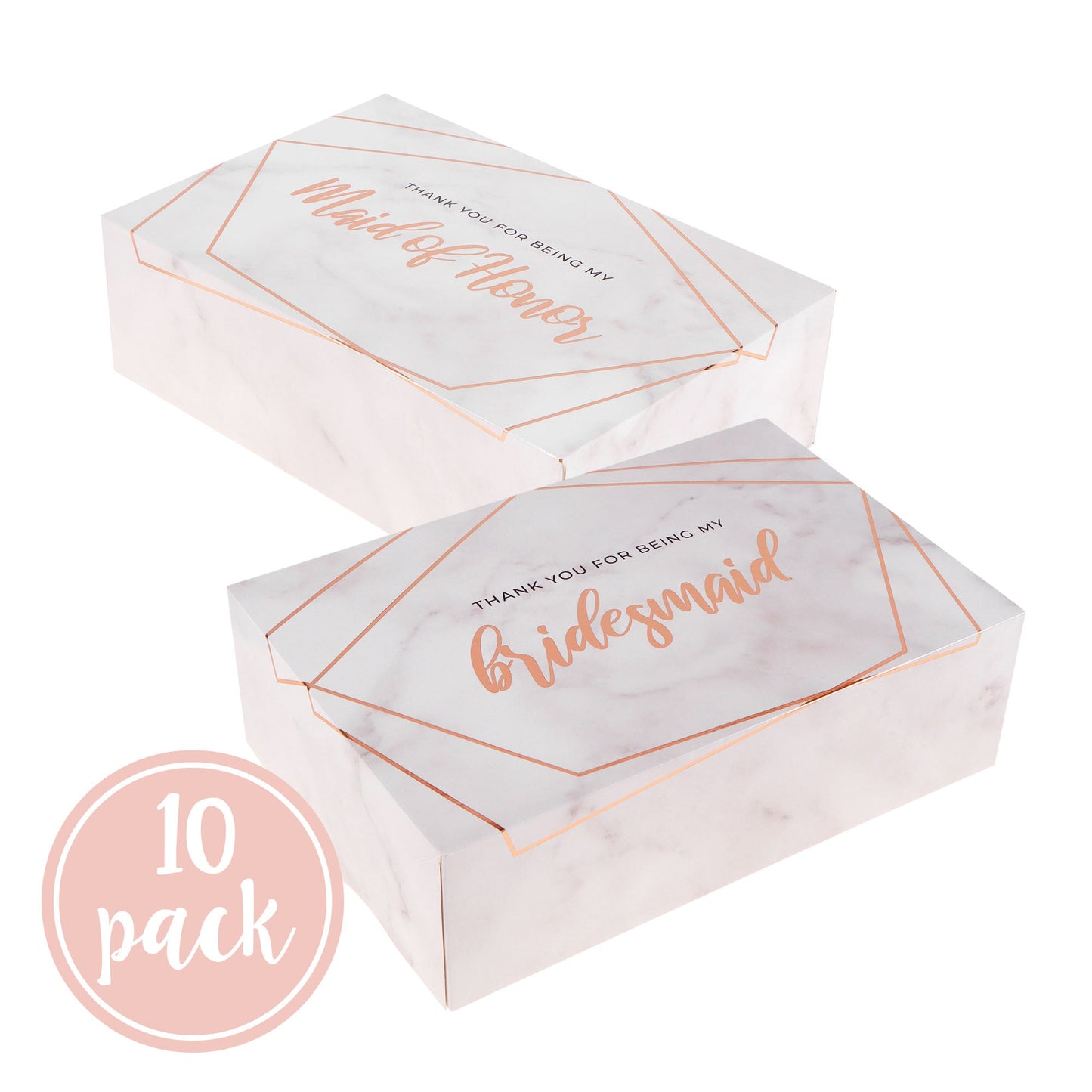 Marble Thank You for Being My Bridesmaid Box Set