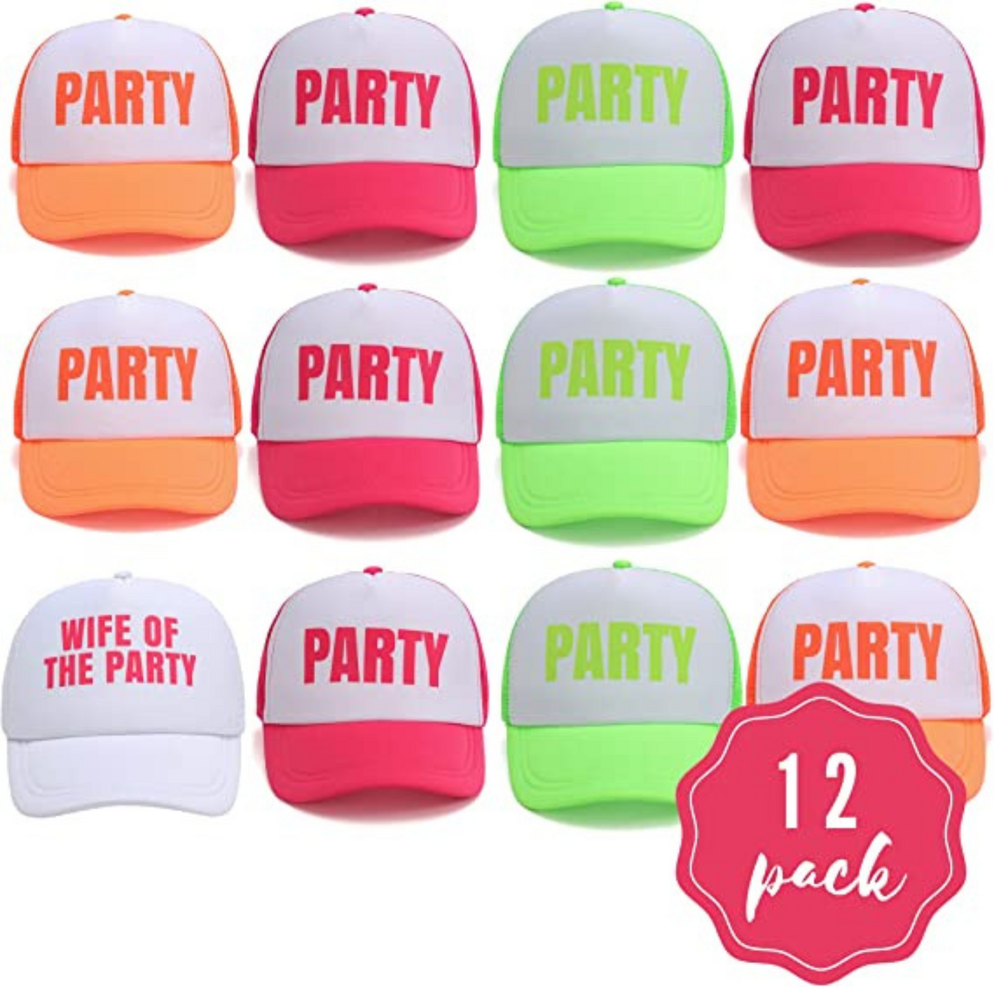 Neon Trucker Hats | Bach to the 90s Hats