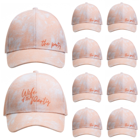 Bachelorette Tie Dye Cotton Hats