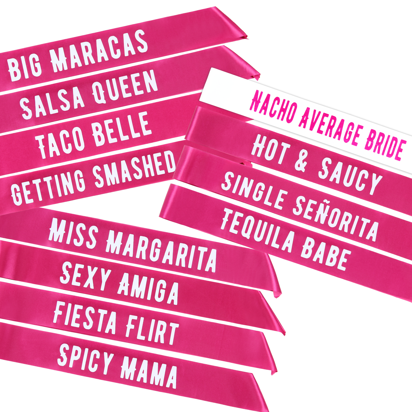 Final Fiesta Bachelorette Party Sashes