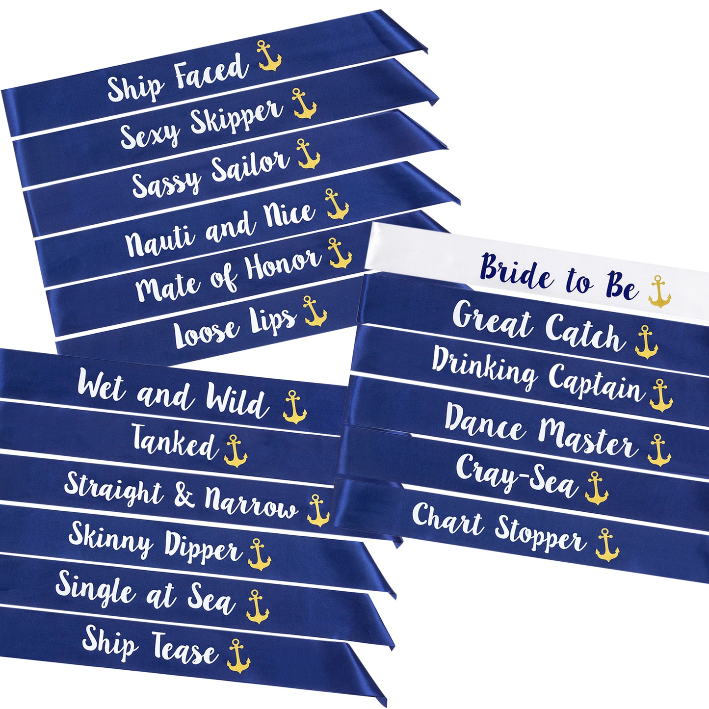 Nautical Bachelorette Sashes
