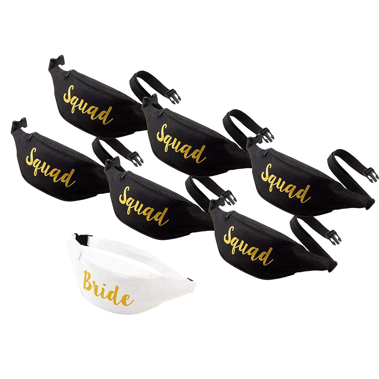 Bachelorette Fanny Packs | Bride Fanny Pack | Squad Fanny Packs Cursive