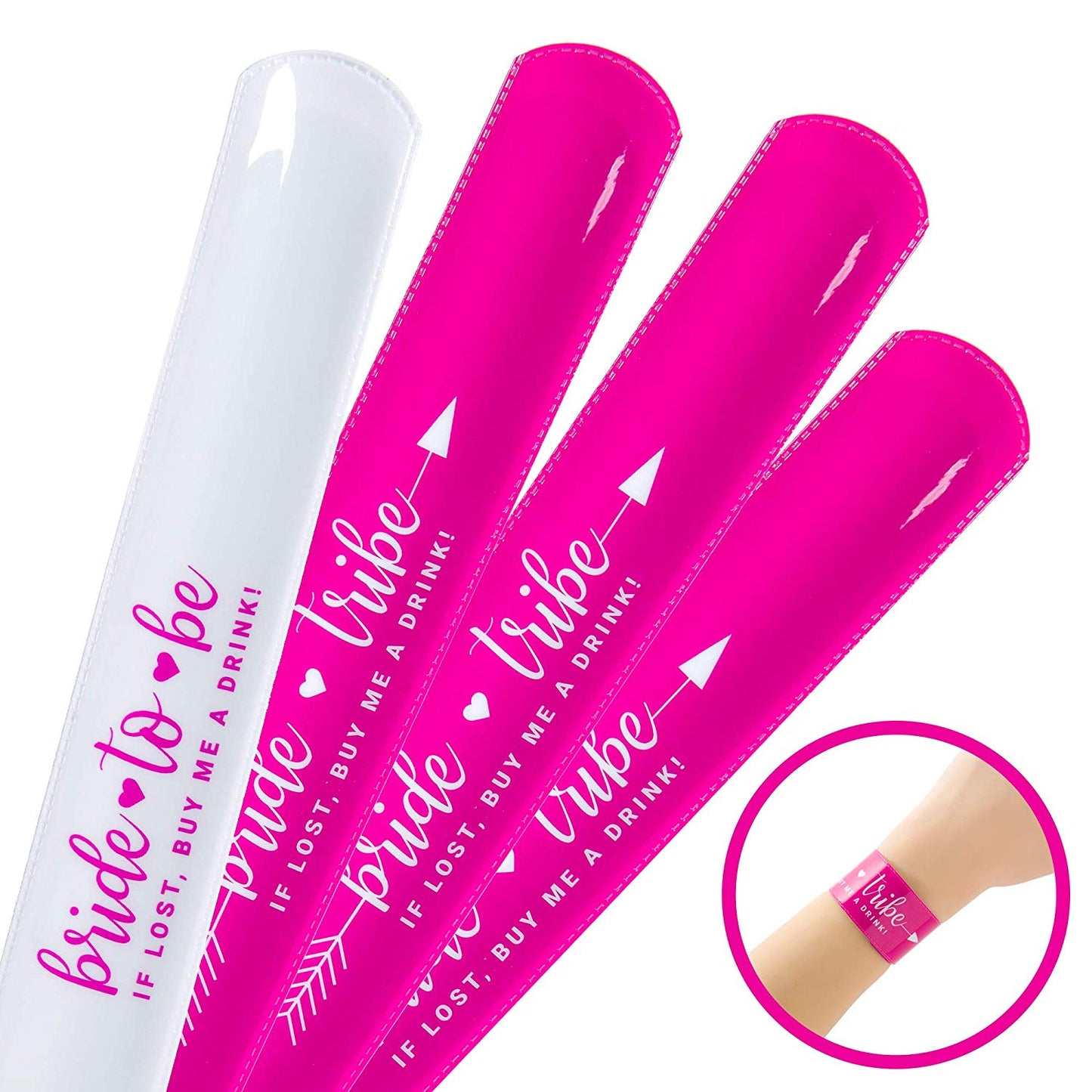 Bachelorette Slap Bracelets | Bachelorette Party Favors | Bride Tribe Gifts
