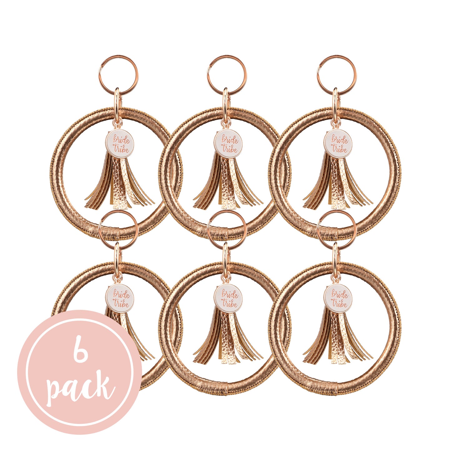 Wristlet Bride Tribe Keychain