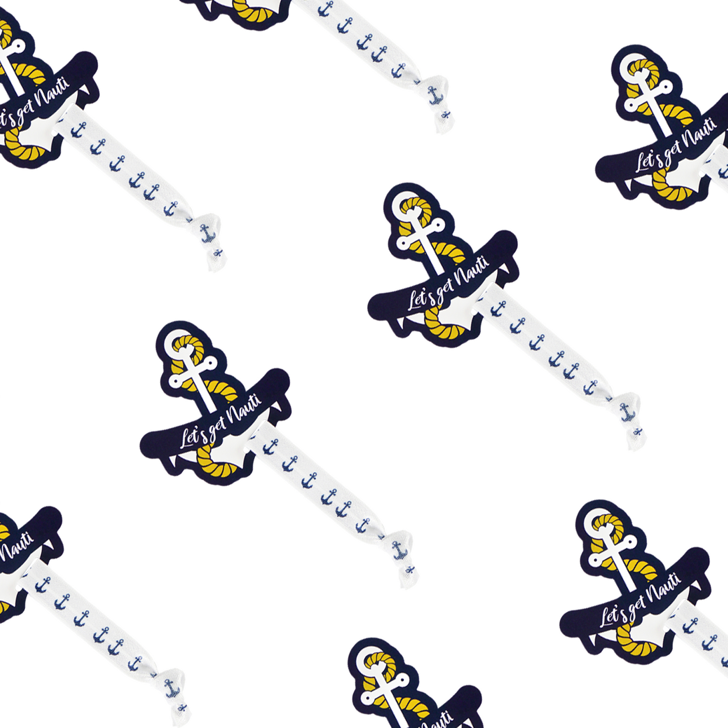 Nautical Hair Ties