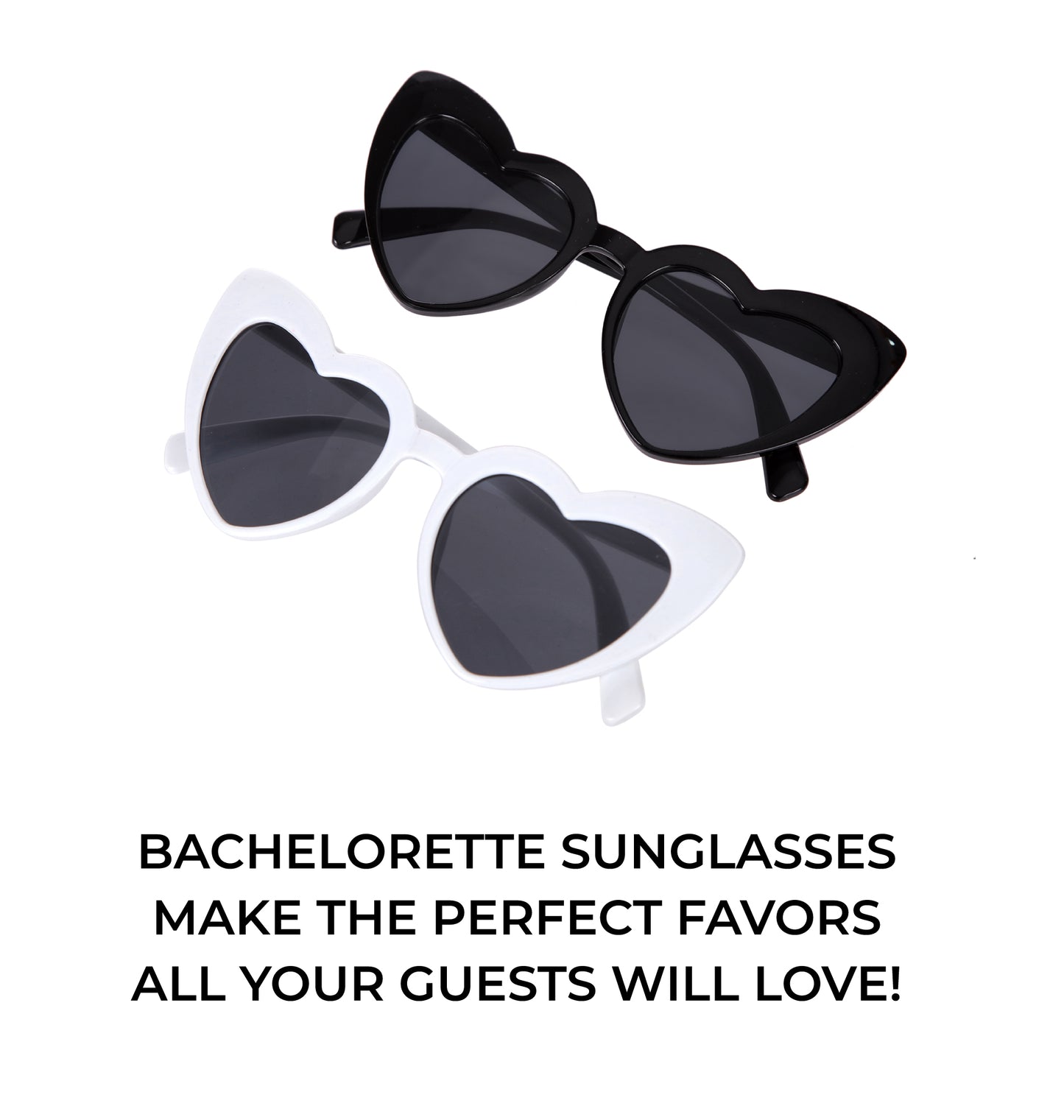 Bachelorette Party Retro Heart Sunglasses
