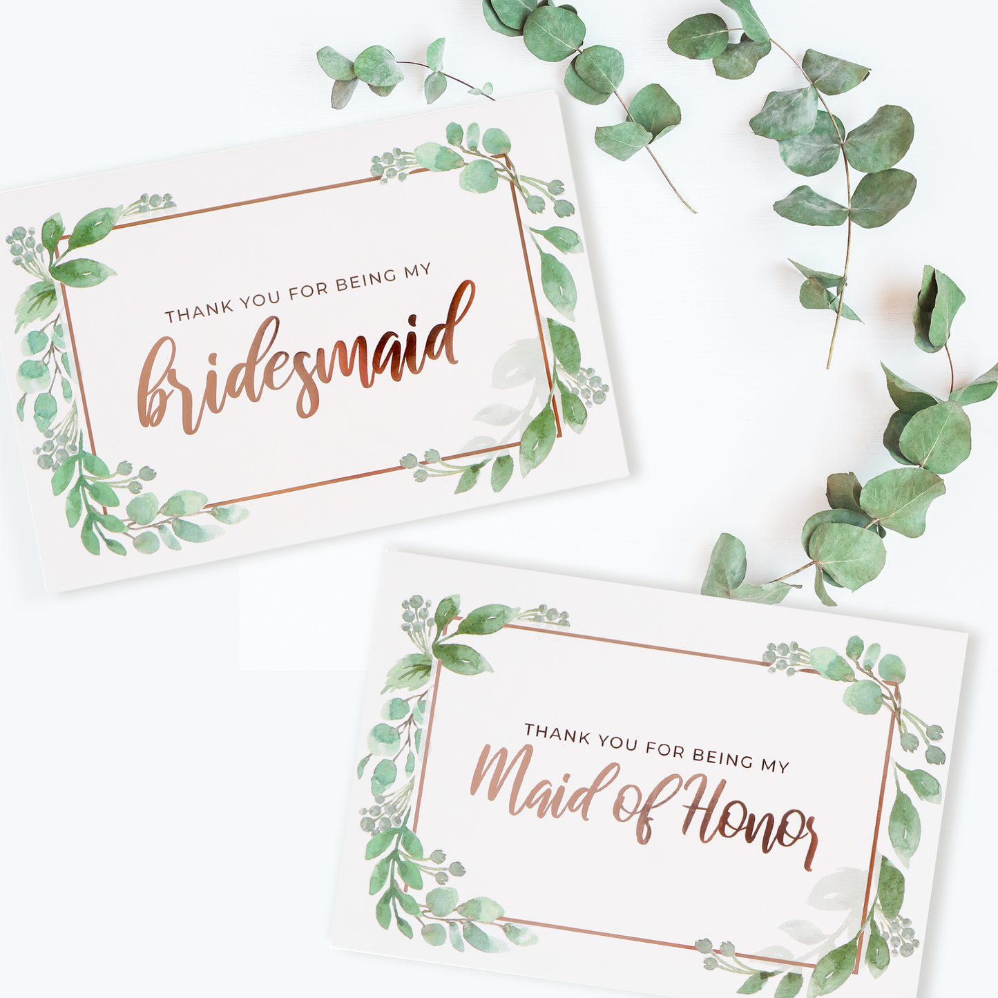 Thank You for Being My Bridesmaid Box Set (Eucalyptus)