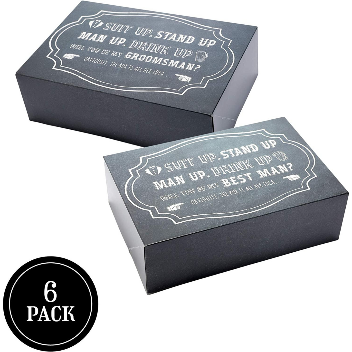 Chalkboard Groomsman Box Set