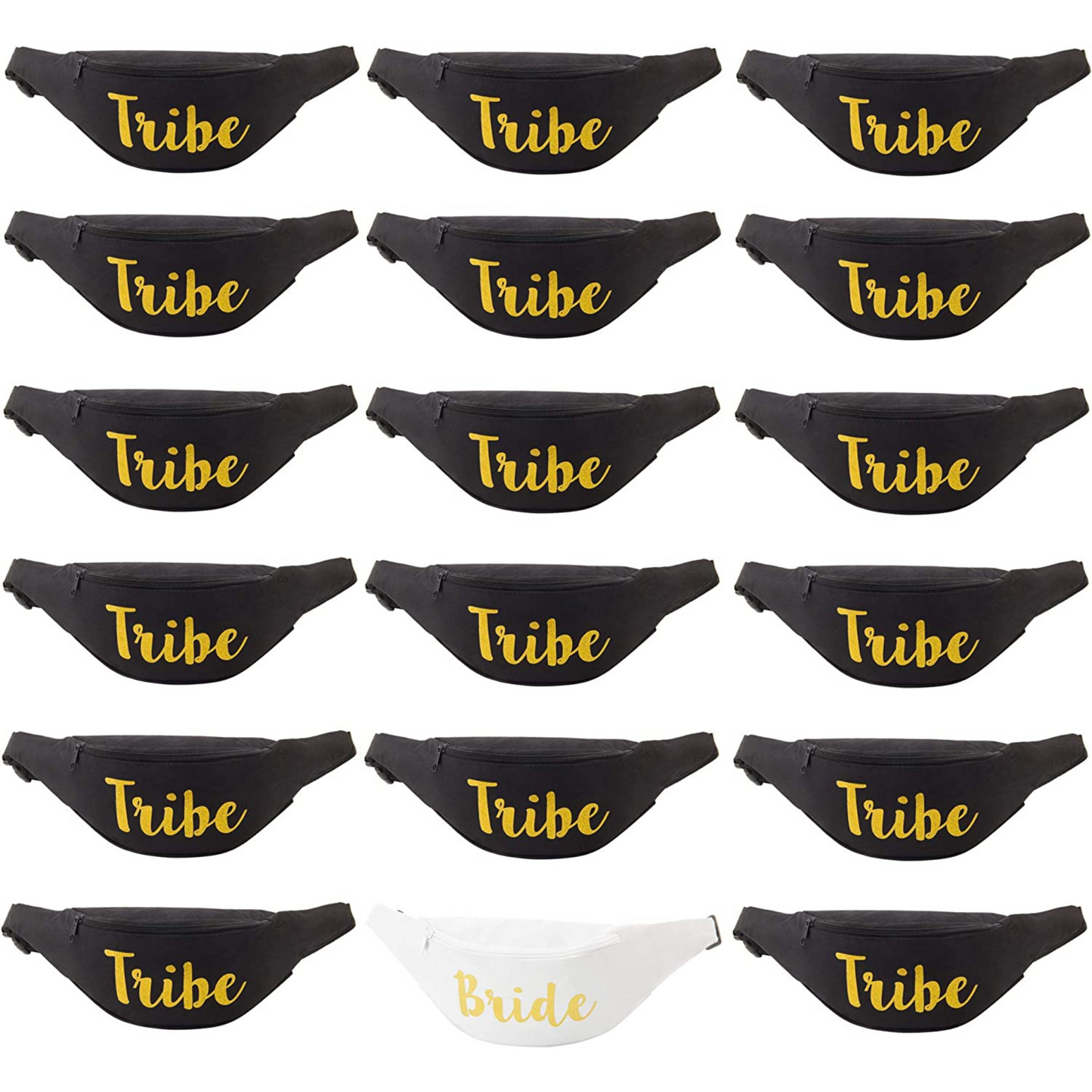 Tribe Bachelorette Fanny Packs Cursive