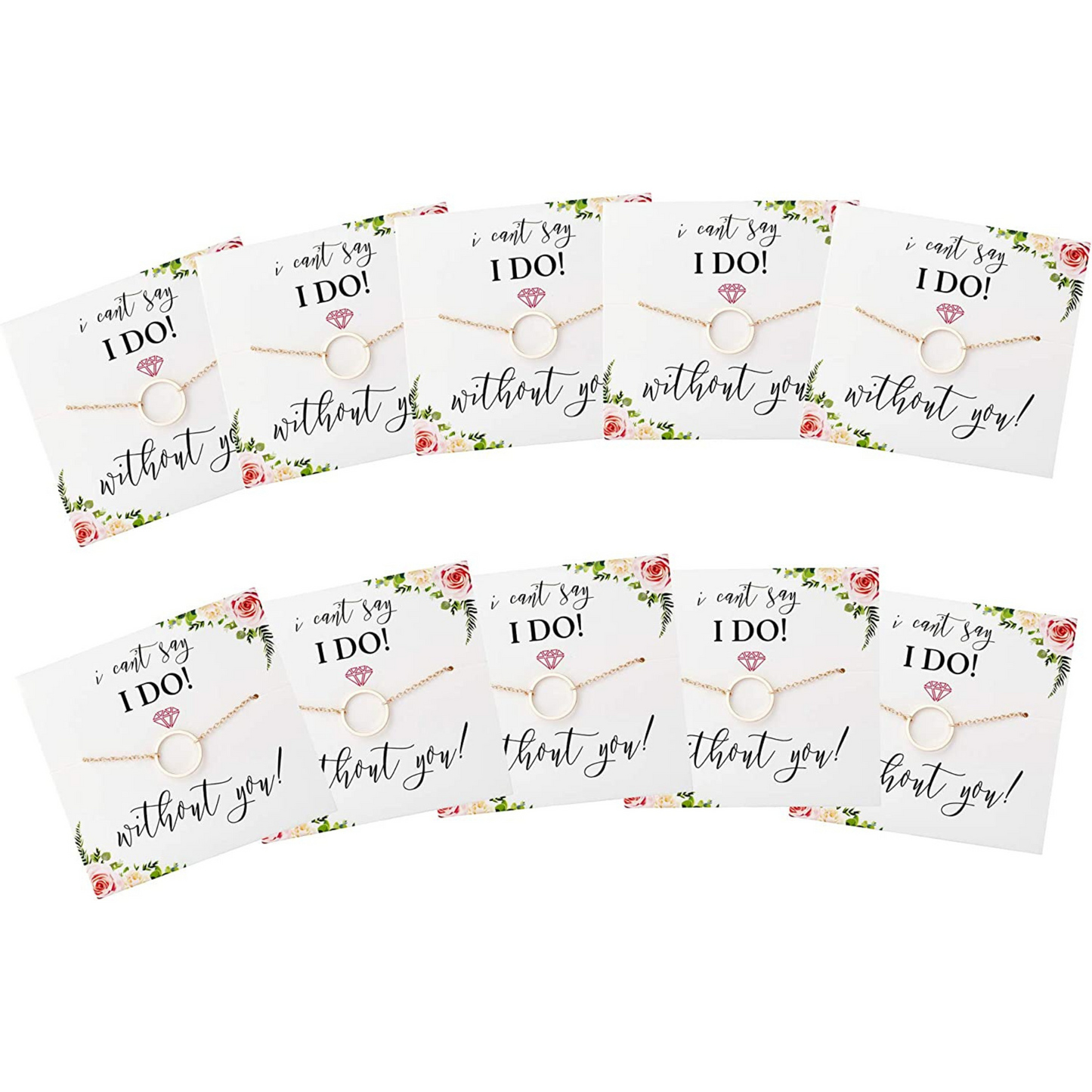 I Can't Say"I Do" Without You Necklaces
