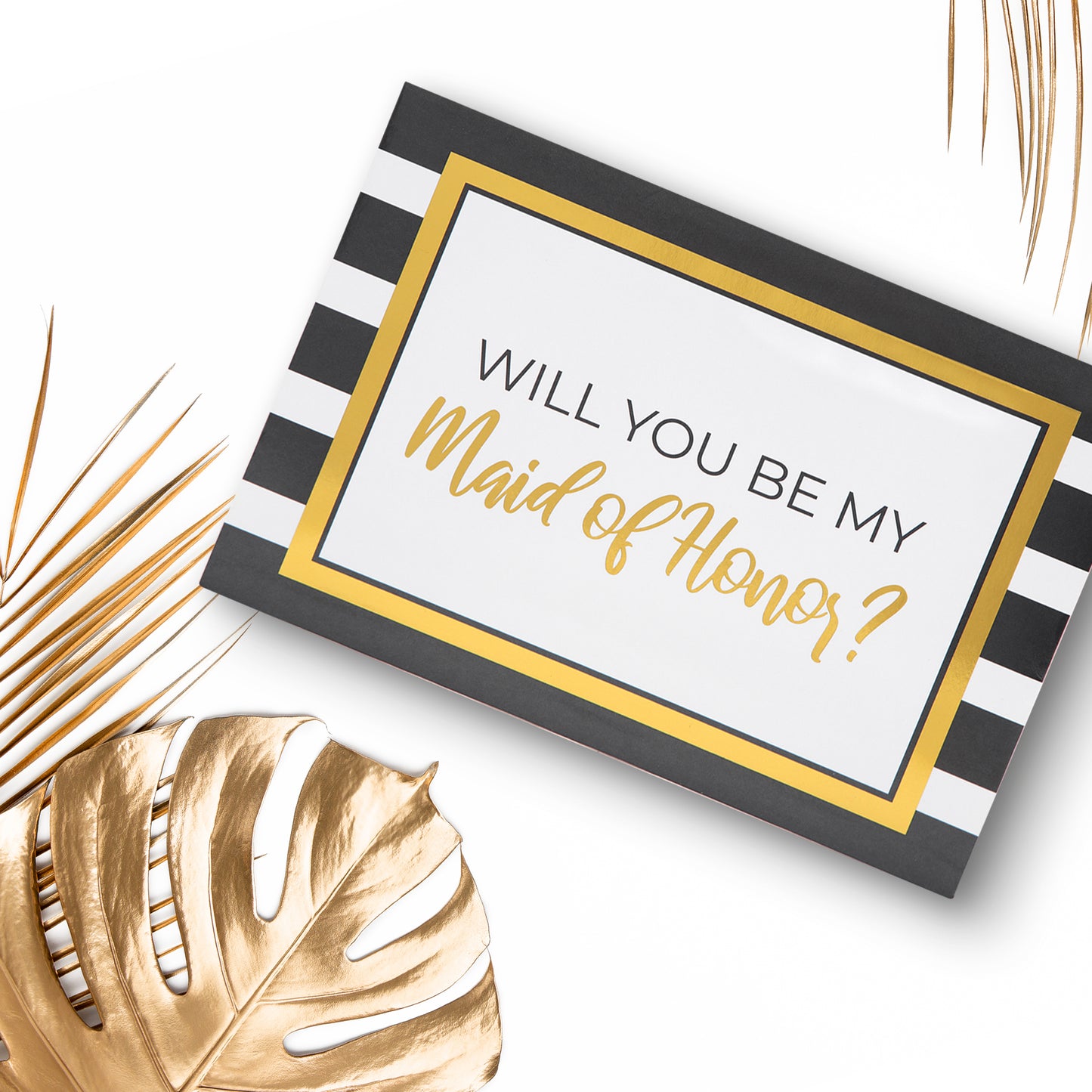 Stripes with Gold Foil Bridesmaid Box Set