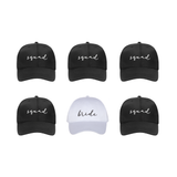 Bride Tribe Squad Bridesmaid Baseball Hats