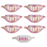 Bride's Babe Tie Dye Bachelorette Fanny Packs