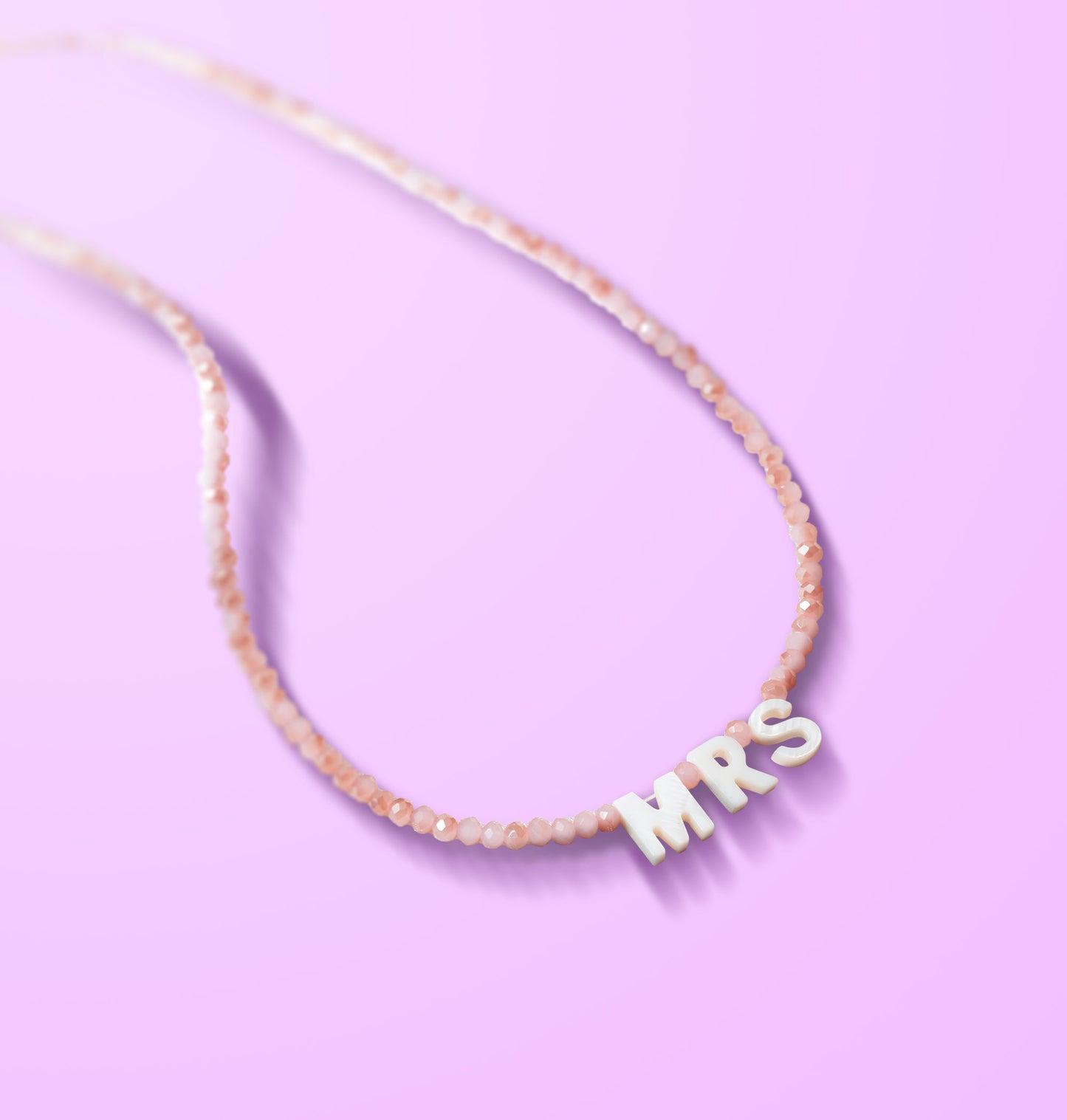 Pop Fizz Designs | Bachelorette Party MRS Necklace