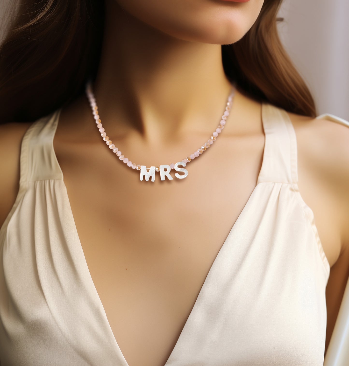 Pop Fizz Designs | Bachelorette Party MRS Necklace