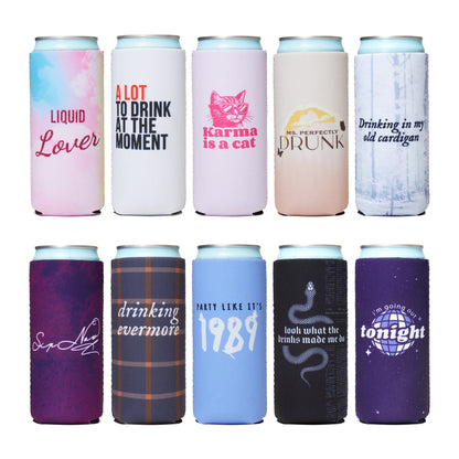 Pop Fizz Designs Bachelorette Can Coolers | Eras Can Cooler | 10 Pack