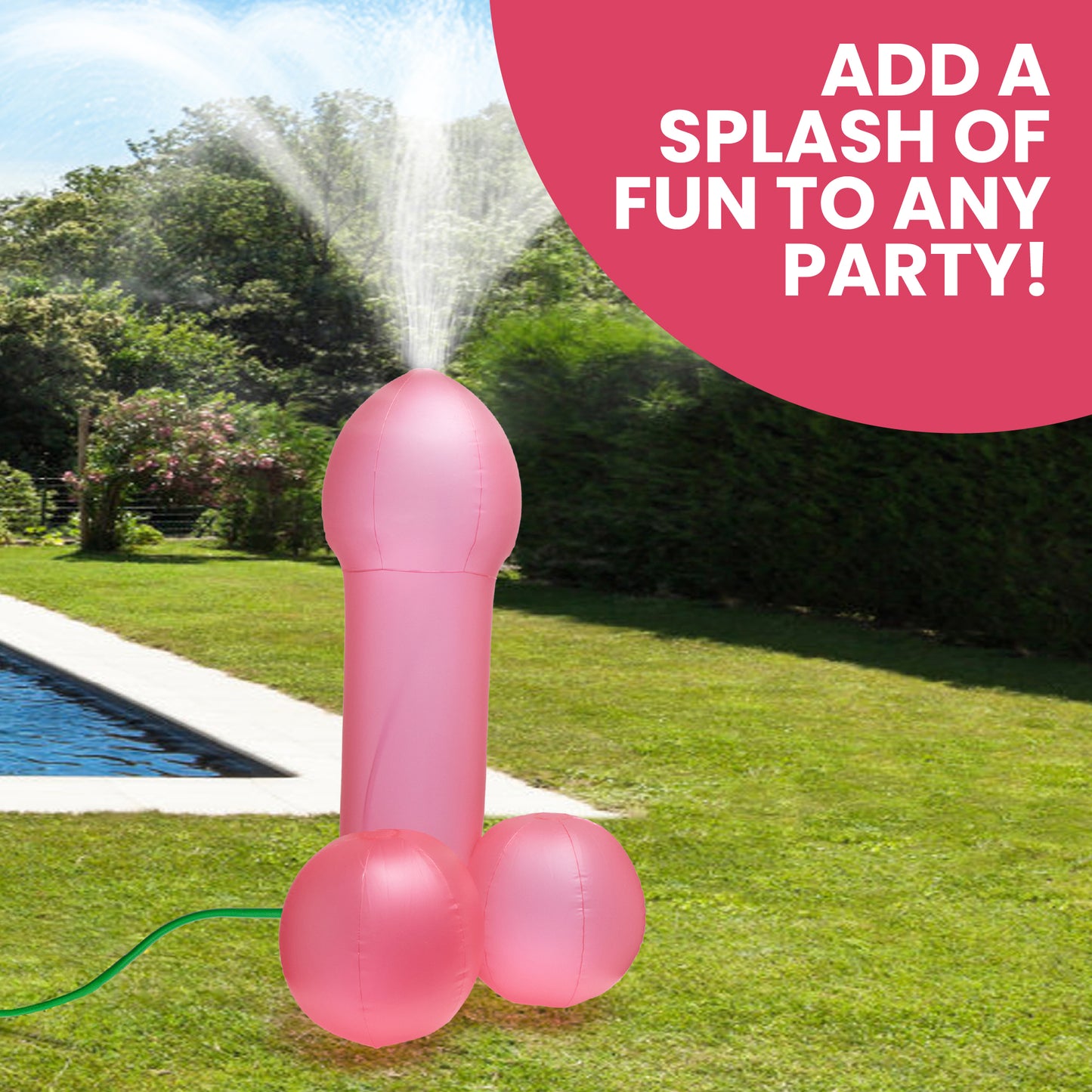 Shaft Sprinkler Bachelorette Pool Floats for Adult Bachelorette Party I Naughty Bachelorette Pool Sprinkler