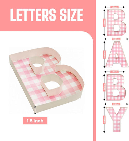 Pop Fizz Designs | Baby Birthday Charcuterie Fillable Letters |