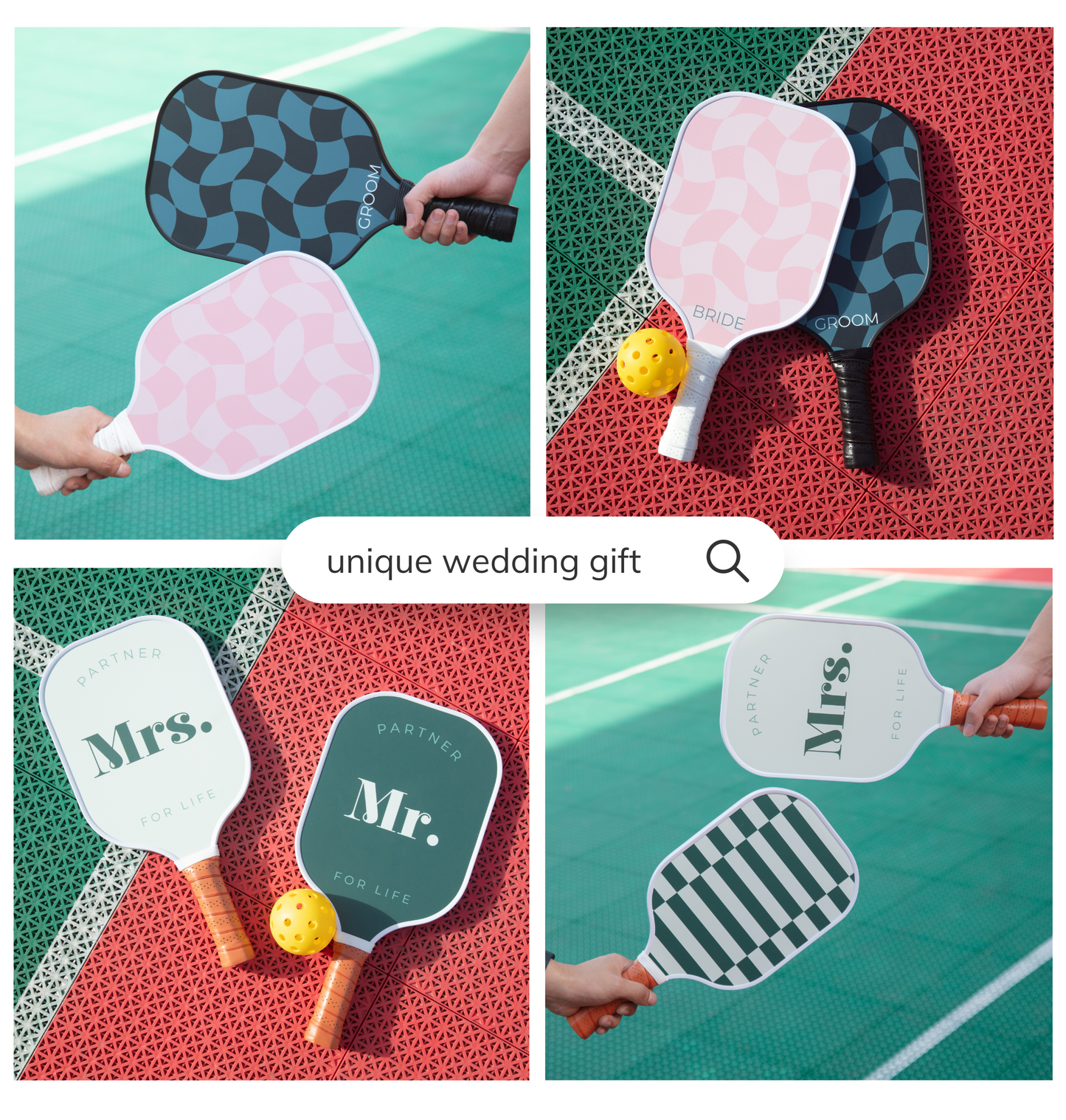 Pop Fizz Designs | Pickleball Paddles Set |