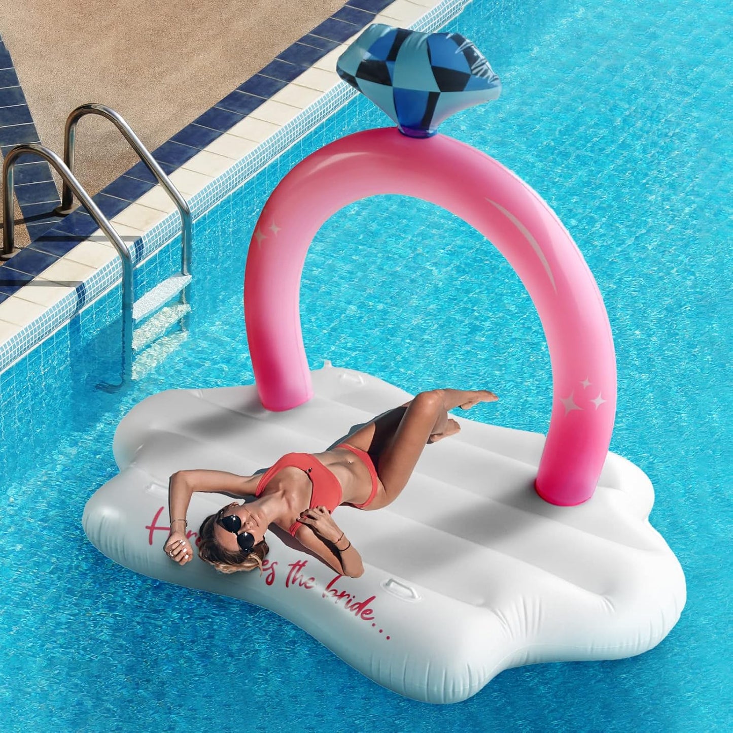 Giant Wedding Ring Pool Float