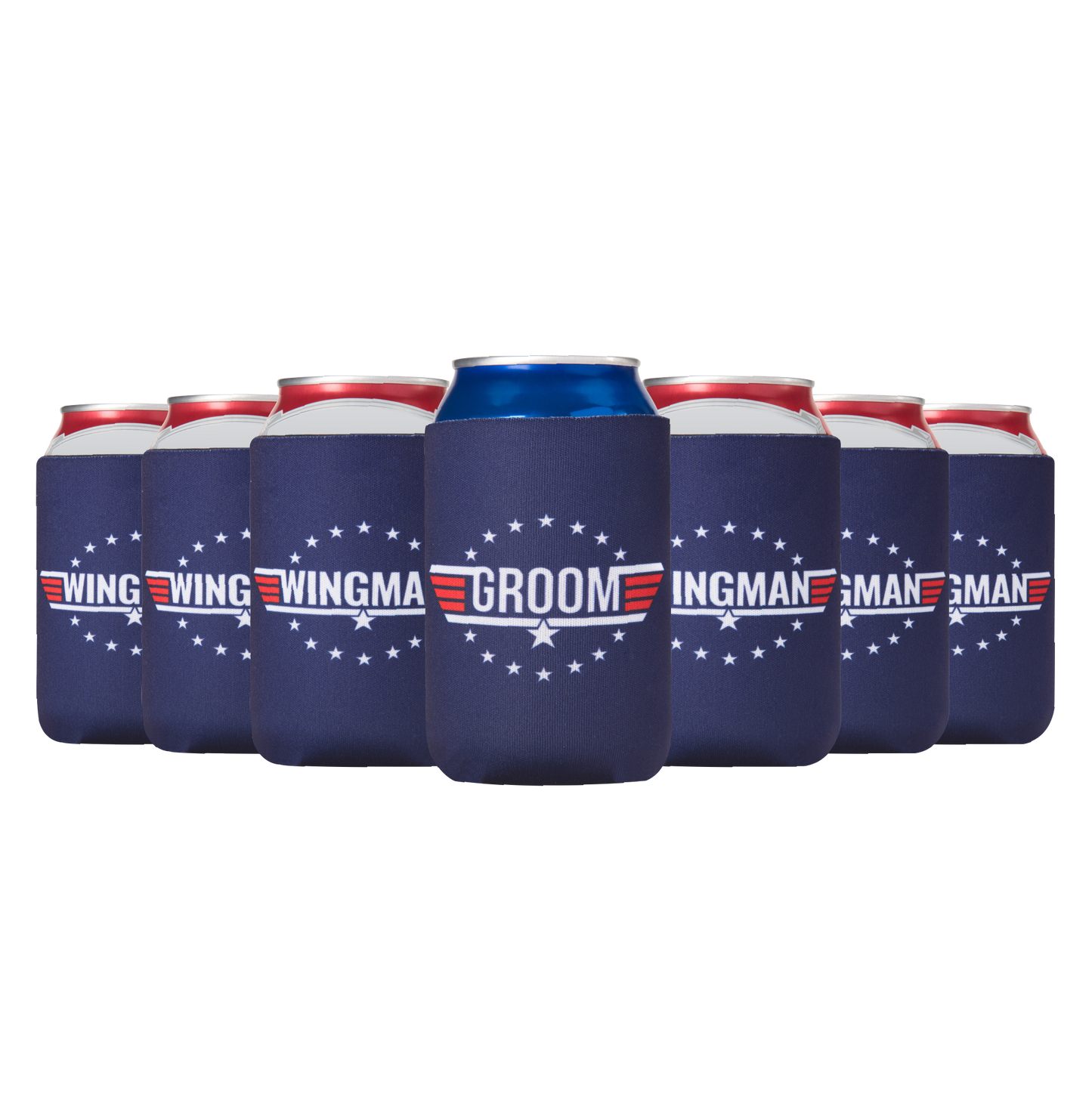 Bachelor Party Favors Slim Can Coolers I Groomsman Gift for Wedding I Team Groom Gifts | Wedding Party Favors