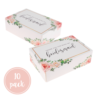 Thank You for Being My Bridesmaid Box Set (Floral)