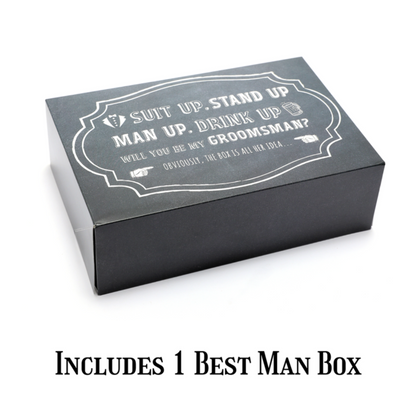 Chalkboard Groomsman Box Set