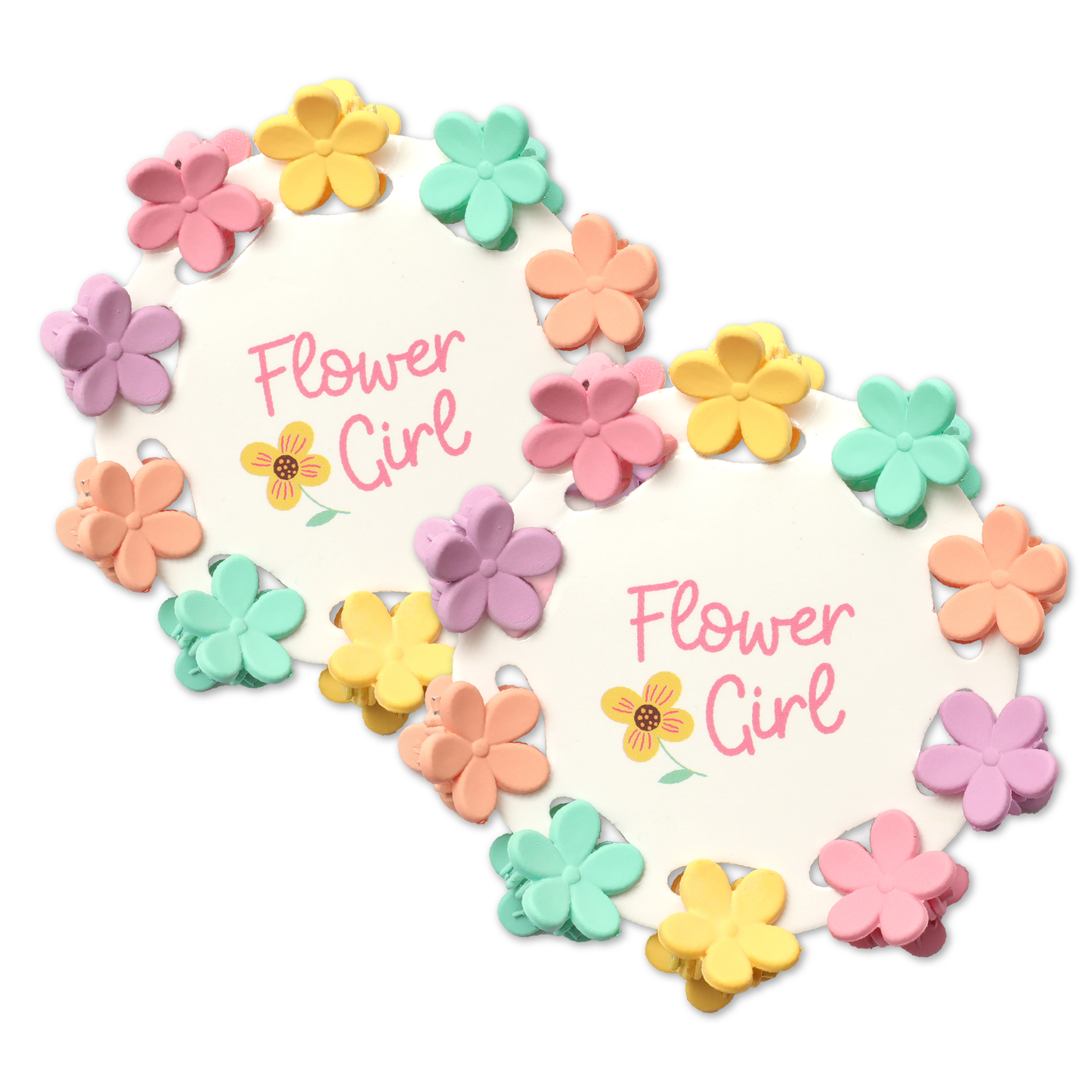 Flower Girl Hair Clips {Set of 2)
