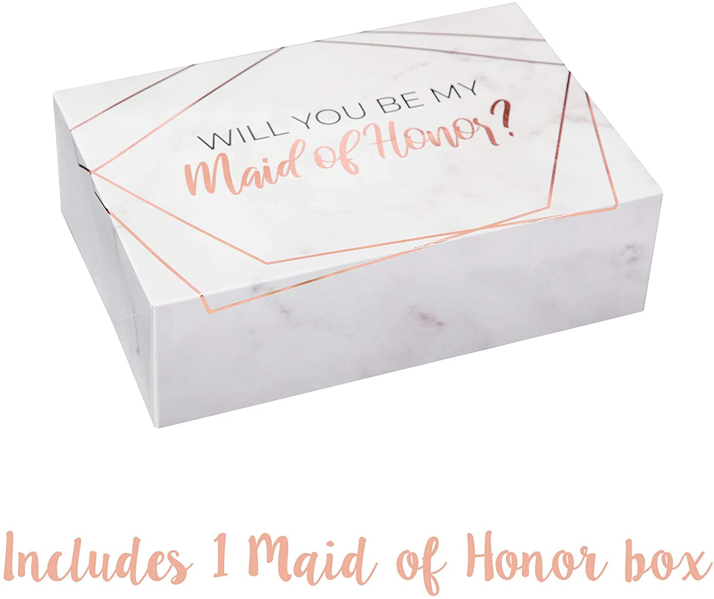 Marble with Gold Foil Bridesmaid Box Set