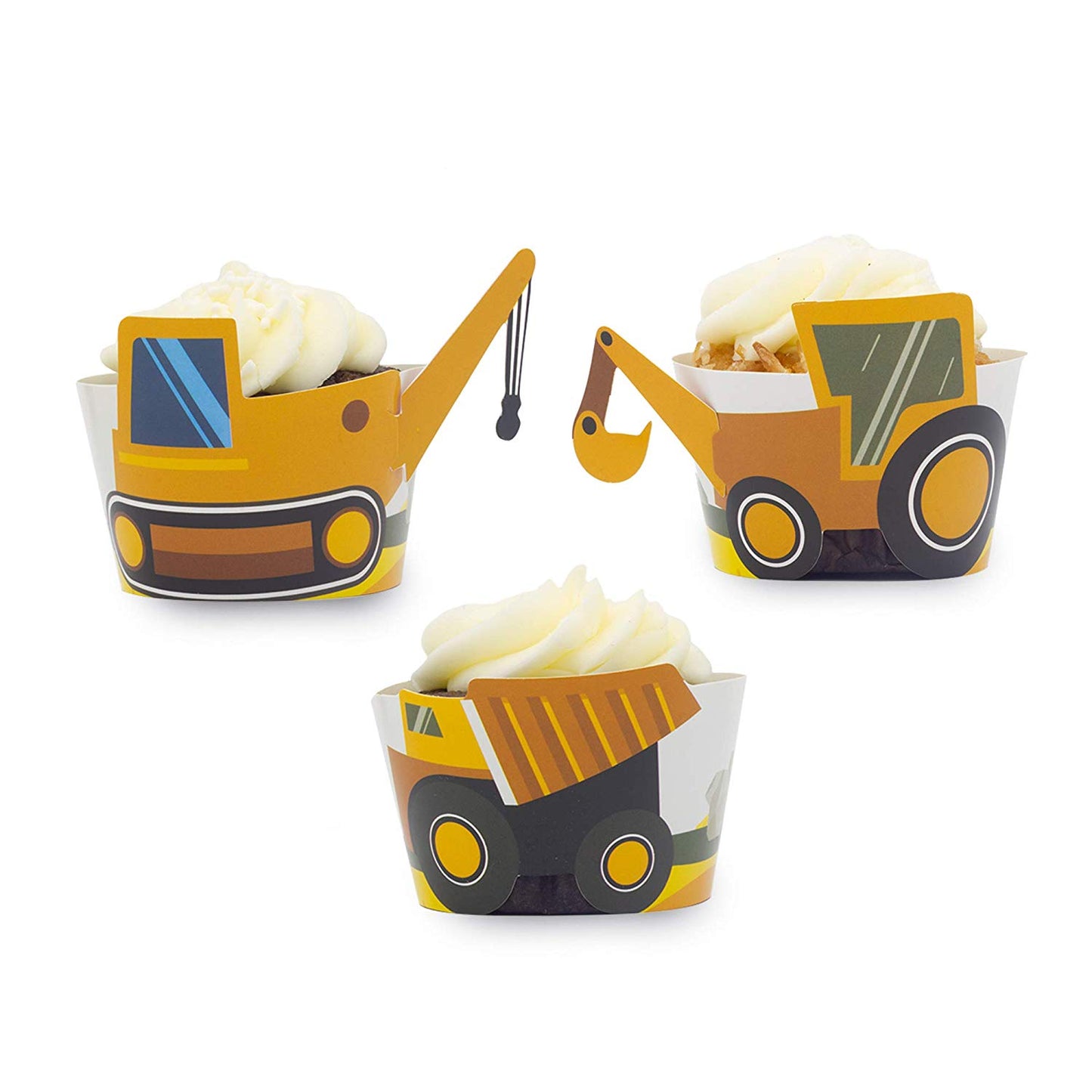 Construction Party Cupcake Wrappers (set of 24)