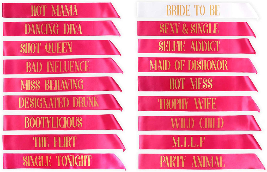 Bachelorette Party Sashes- Bride to Be and Bride Tribe Sashes