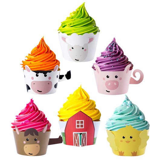 Farm Cupcake Toppers