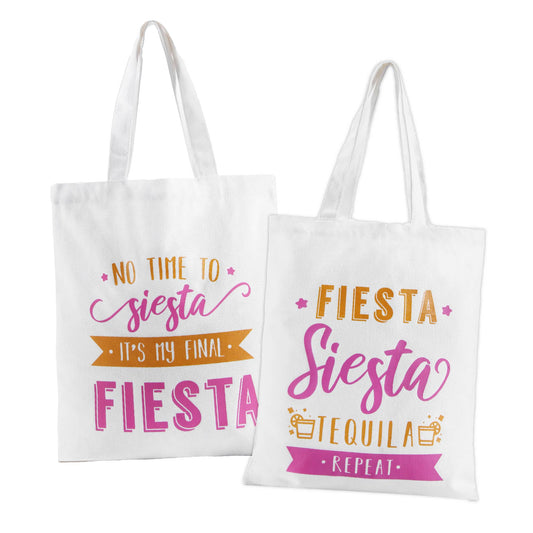 Bridesmaid Final Fiesta Canvas Bags