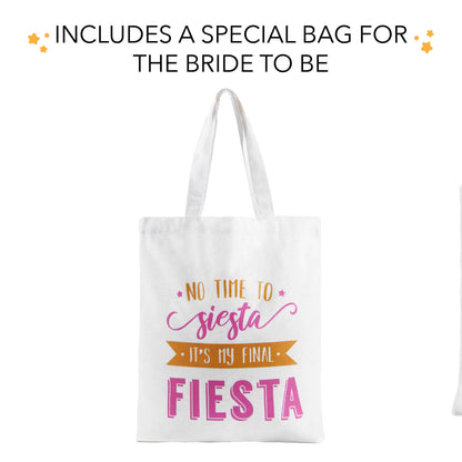Bridesmaid Final Fiesta Canvas Bags